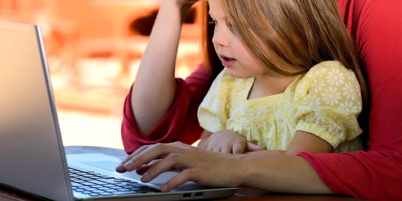 Детей увлекают онлайн-уроки